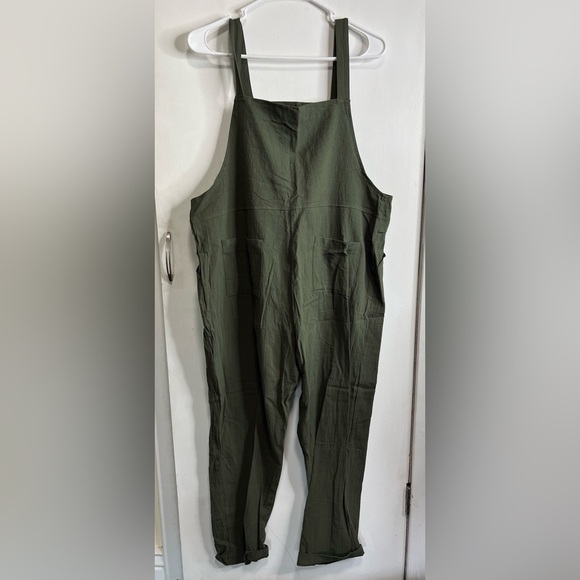 Army Green Overalls NWOT - Picture 2 of 3